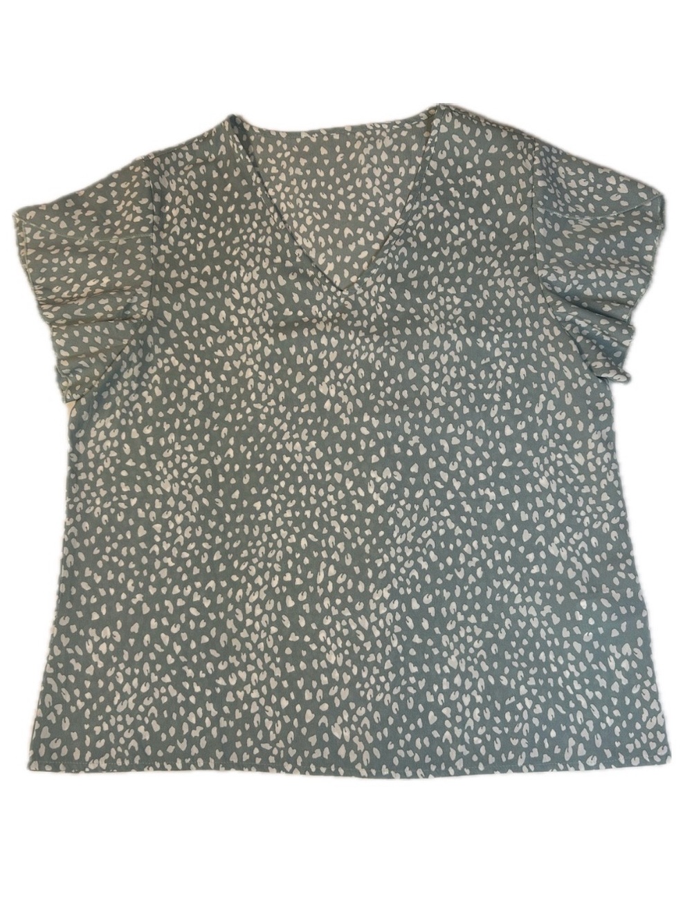 Women’s Printed V-Neck Top